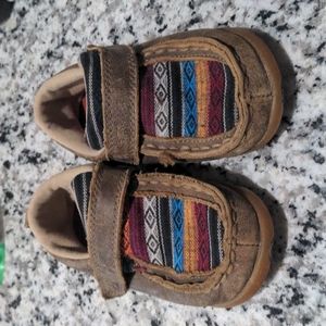 Twisted X toddler size 7M driving moccasins